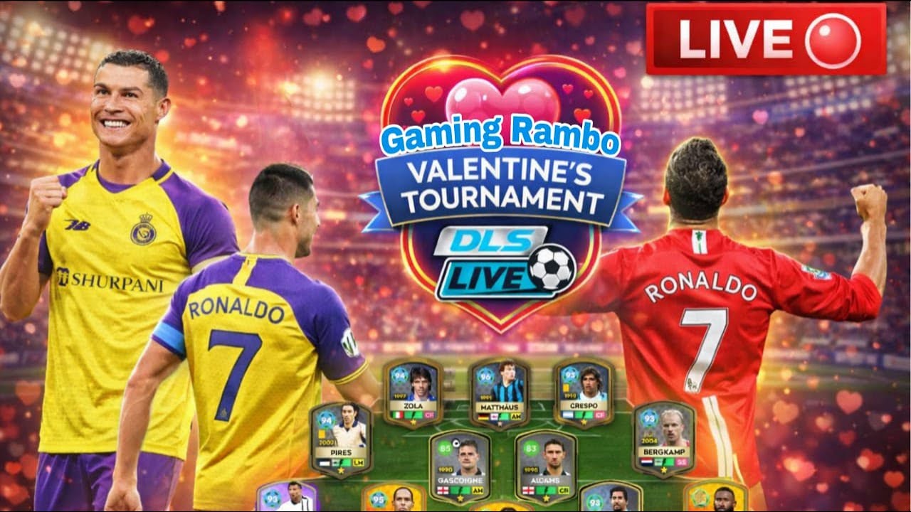 🟢 DLS 26 LIVE 🔥| Valentine’s Tournament In Dls 26 ❤️