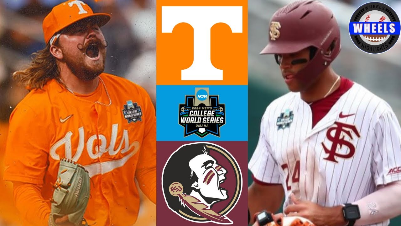 #1 Tennessee v #8 Florida State | College World Series Final Four | 2024 College Baseball Highlights