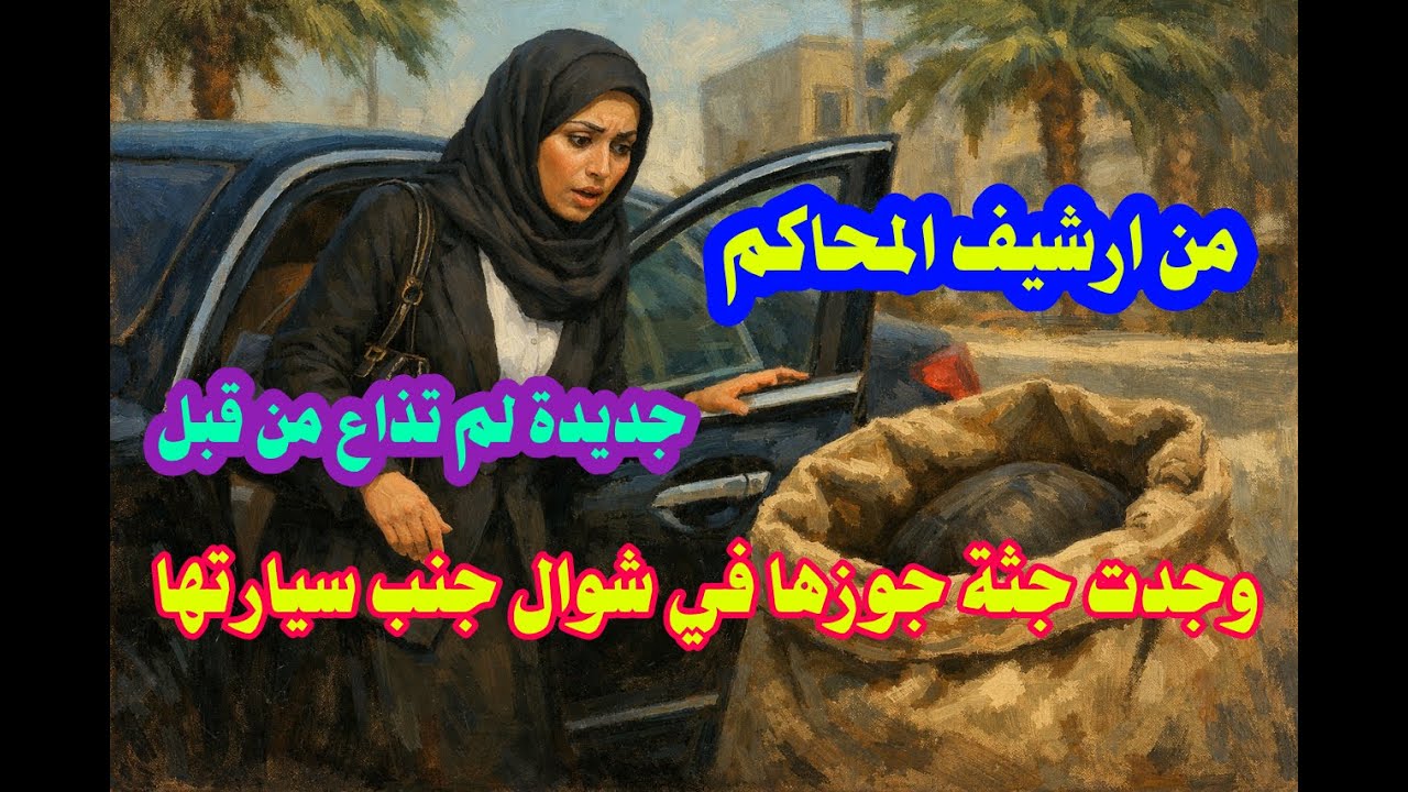من ارشيف المحاكم نزلت تركب سيارتها وجدت جوزها في شوال جنب السيارة جثة هامدة والقاتل هيصدمك فعلا
