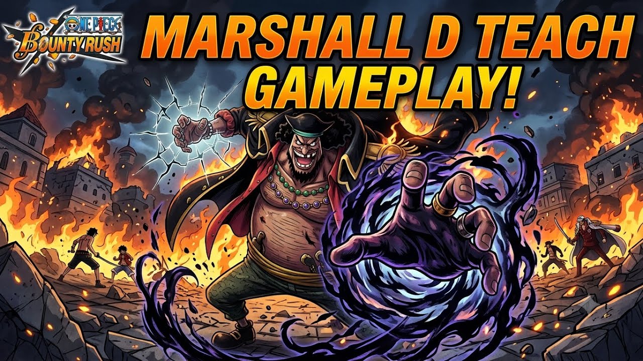 One Piece Bounty Rush | The Seven Warlords of the Sea - Marshall D. Teach Gameplay