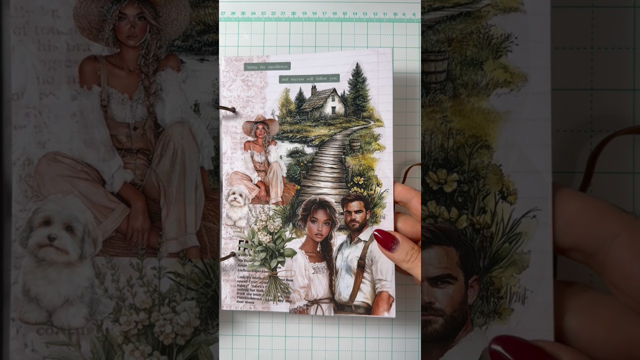 Rustic Meadow tape #springmood #scrapbooking #springvibes #creativejournal #journalwithme