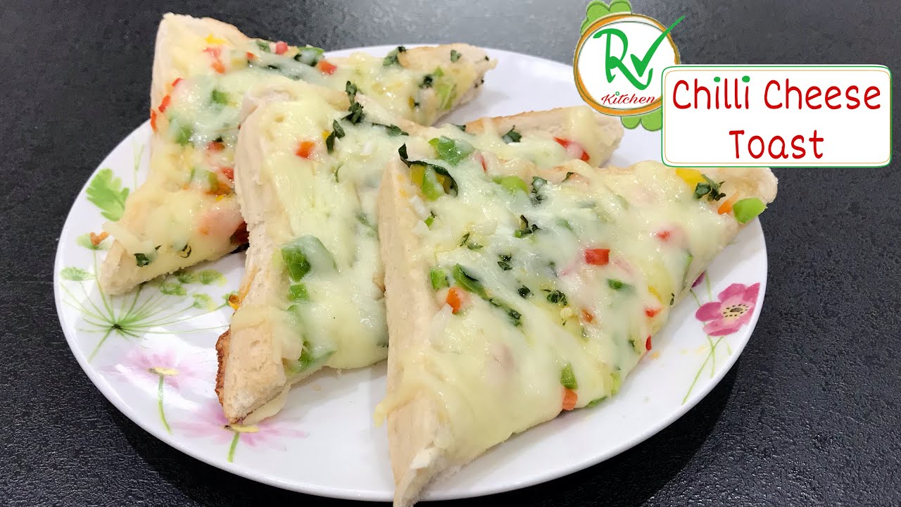 Chilli Cheese Toast | Easy Snack Recipe | Cheese Chilli Toast On Pan(Without Oven)