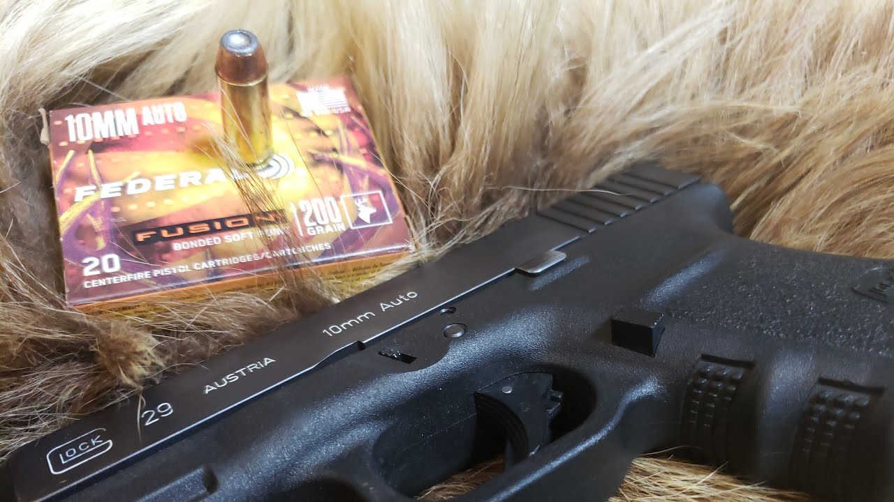 10mm Federal Fusion 200gr 5 Barrel Length Test