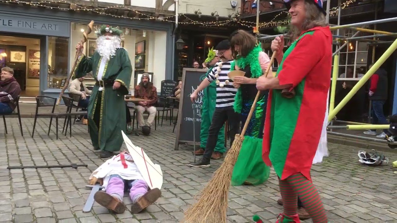 Up the Downs Mummers, Buttermarket, Canterbury, 20th Dec 2025