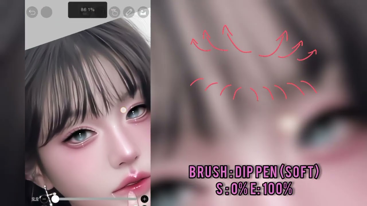 (idleneko) HOW TO EDIT | EYELASH MANIP TUTORIAL | IBIS PAINT X 