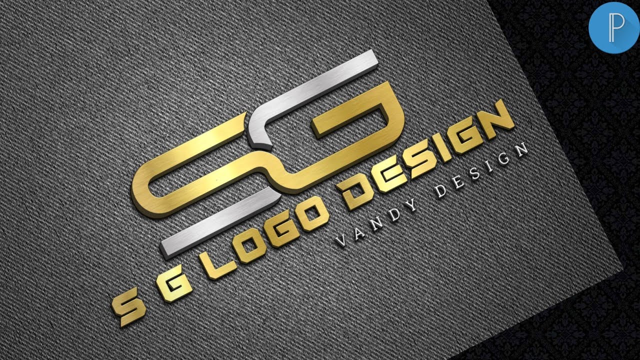 S G professional logo design on pixellab[Vandy Design]
