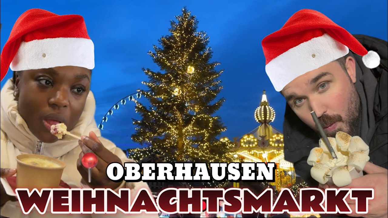 Wir testen Foodtrends auf dem Weihnachtsmarkt! Oberhausen 👀 #foodvlog #weihnachtsmarkt #trends 