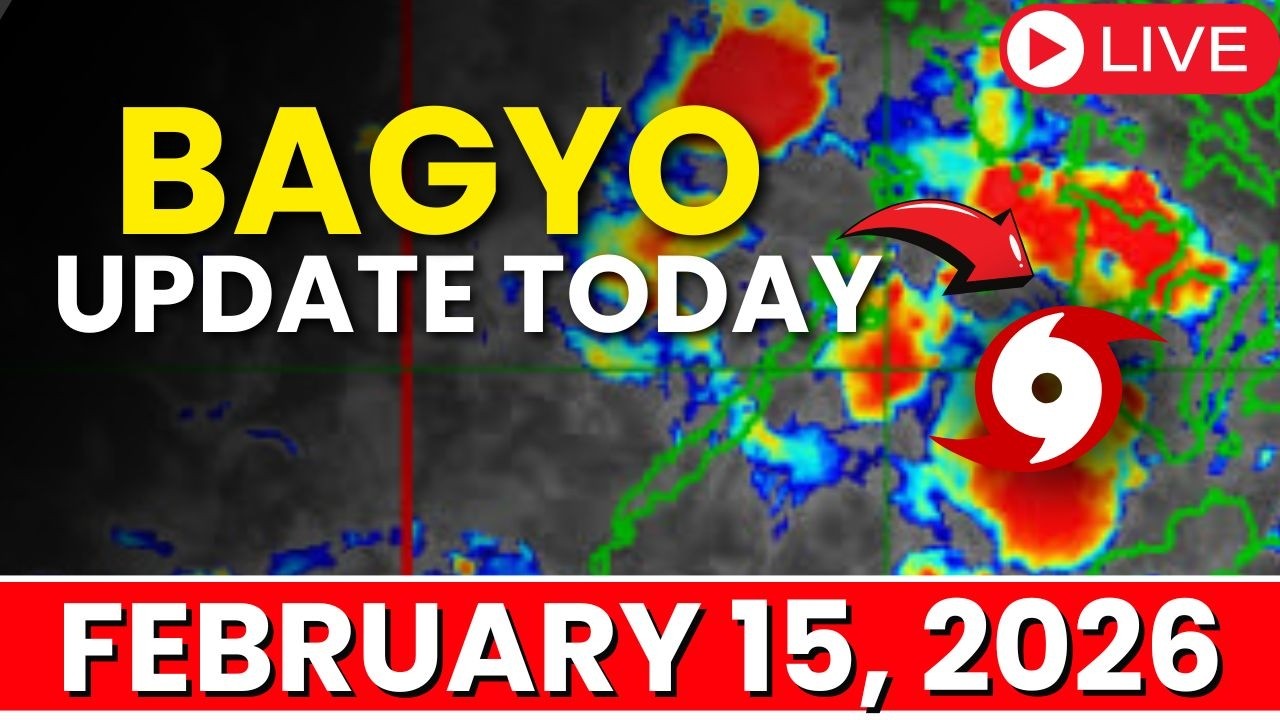 Bagyo Update Today February 15, 2026 | Low Pressure Area in the Philippines Today Update