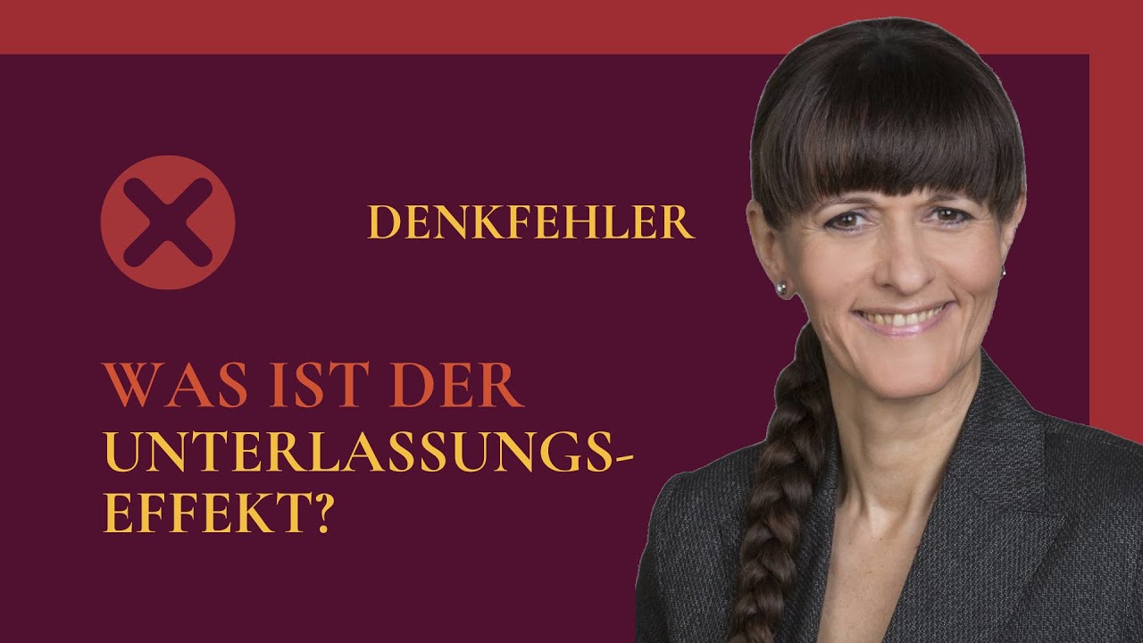 Was ist der Unterlassungseffekt?