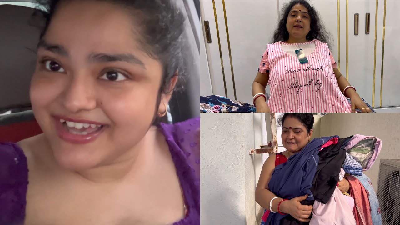 RANJANA AUNTY GAYI CHUTTI PE 🥲 HUMARI NAVRATRI SHOPPING HAUL 💕