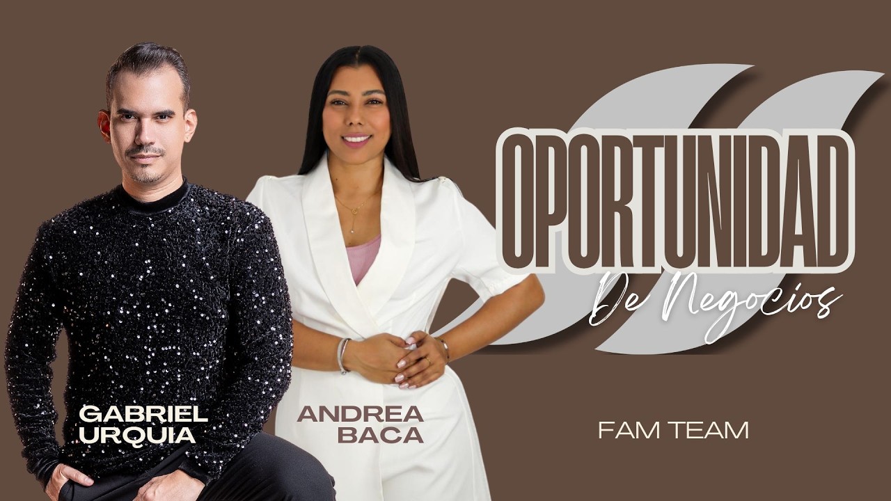 OPORTUNIDAD DE NEGOCIOS, desde donde estés! con Andrea Baca y Gabriel Urquía