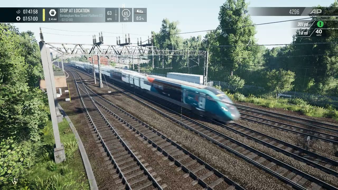 Train sim world Class 805 Wolverhampton to New Street part 3 of the Crewe service