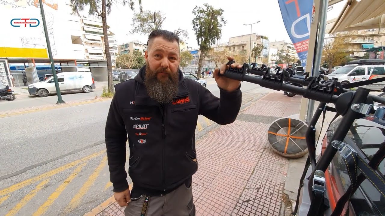 Βάση ποδηλάτου Menabo Mistral συναρμολόγηση και τοποθέτηση