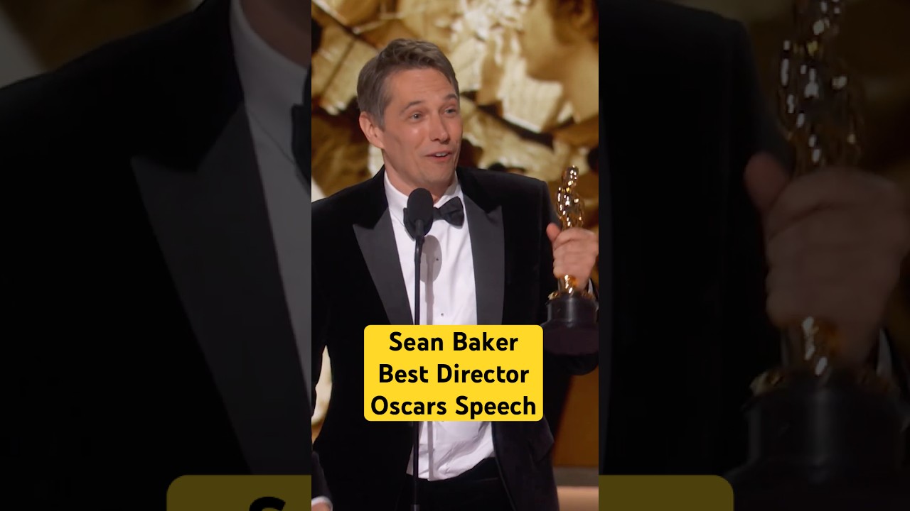 Sean Baker Wins Best Director for 'Anora' | 97th Oscars Speech (2025)