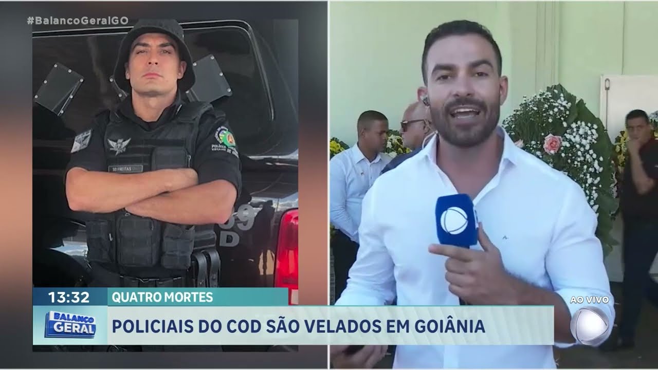 QUATRO MORTES: POLICIAIS DO COD SÃO VELADOS EM GOIÂNIA
