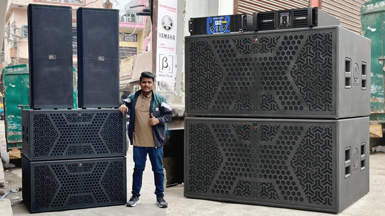 Dj Setup 2 Bass 2 Top,2 Dj Amplifier, Bass ऐसी हिला दे।