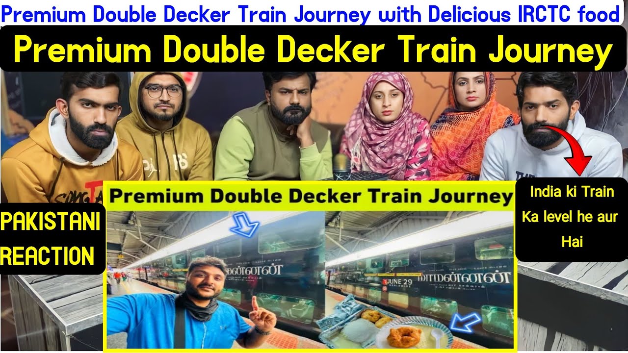 Reaction on Premium Double Decker Train Journey with Delicious IRCTC food ||Coimbatore to Bangalore.