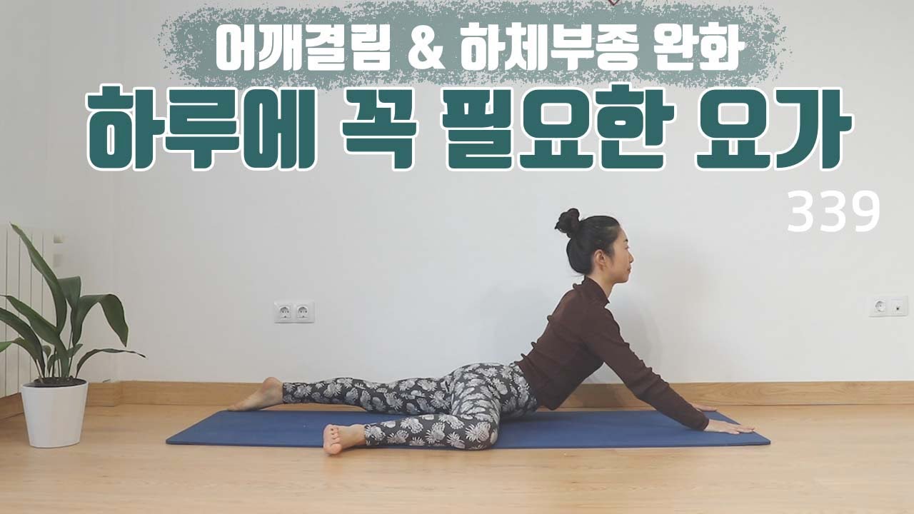 어깨결림 & 하체부종 완화 / 하루에 꼭 필요한 요가 / 요가은339