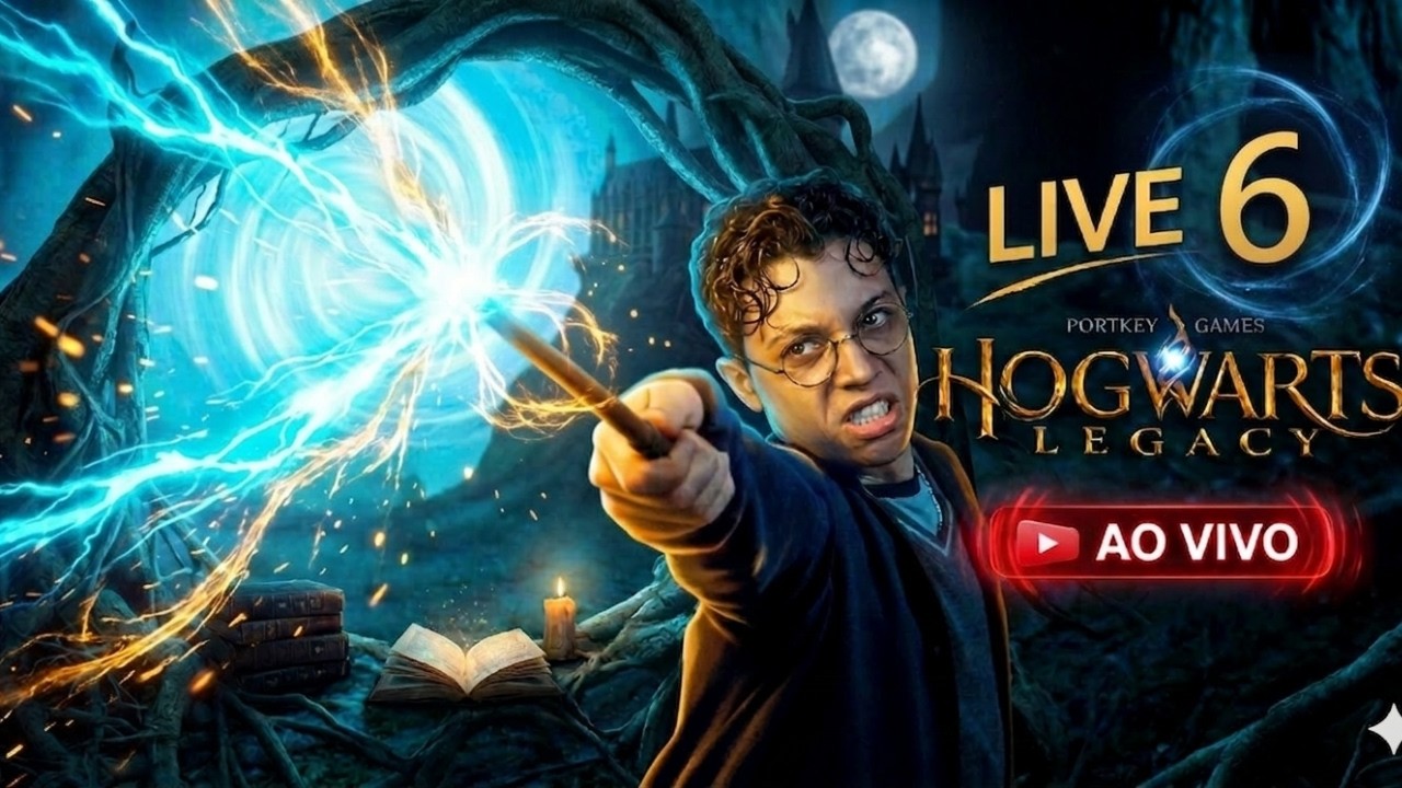 LIVE 6 | HOGWARTS LEGACY: COMBATES ÉPICOS! DESVENDANDO SEGREDOS E DOMINANDO A Magia!