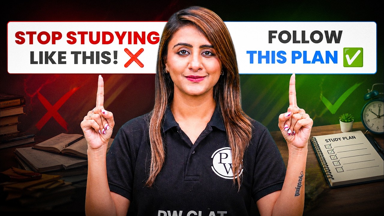 CLAT 2027 Study Plan | Complete 3-Hour Daily Strategy to Crack NLU | Subject-wise Preparation Guide