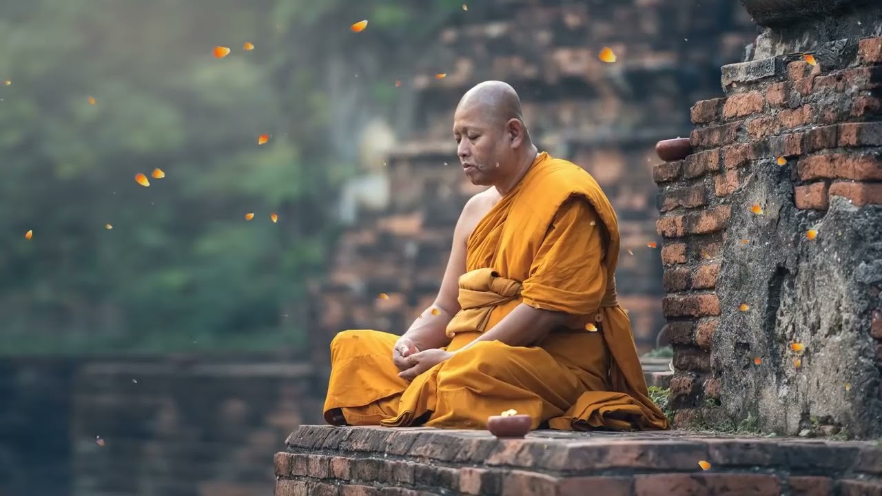 m&uacute;sica relaxante para meditar, dormir e relaxar monge..