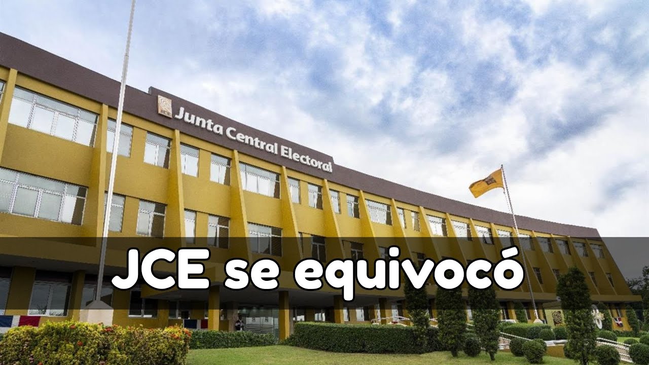JCE se equivocó