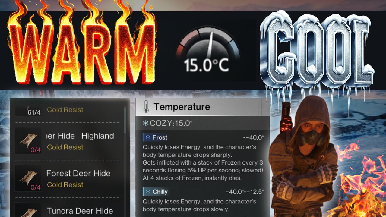 HOW TO STAY WARM/COOL IN THE WAY OF WINTER! (Once Human)