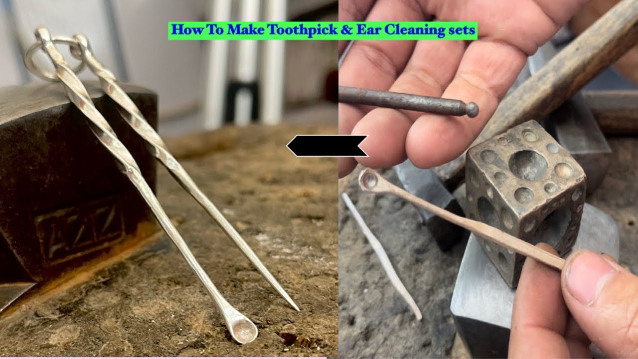 Looks Simple But Useful | Silver Toothpick & Ear Cleaning set
