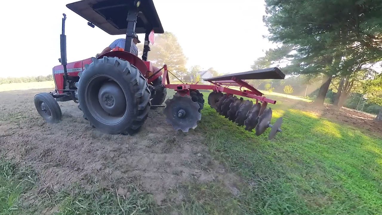Time to Disc the Garden with the Massey Ferguson 231