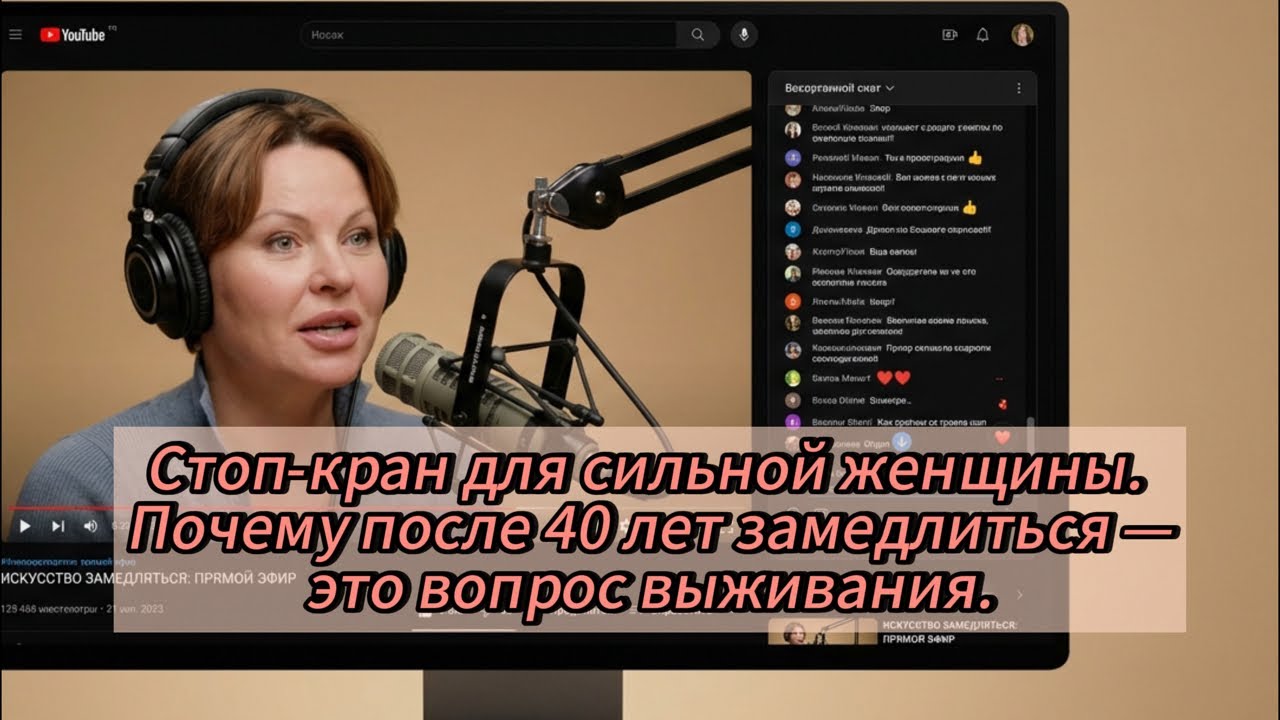 Стоп-кран для сильной женщины! Почему после 40 лет замедлиться- это вопрос выживания!