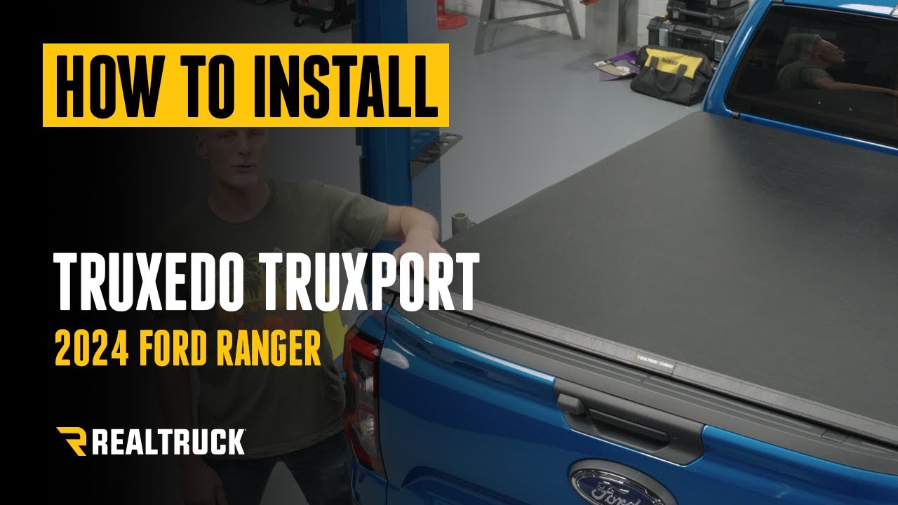 How to Install Truxedo TruXport Soft Roll Up Tonneau Cover on a 2024 Ford Ranger
