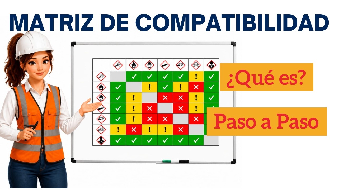 MATRIZ DE COMPATIBILIDAD QUIMICA🧪#seguridadysalud