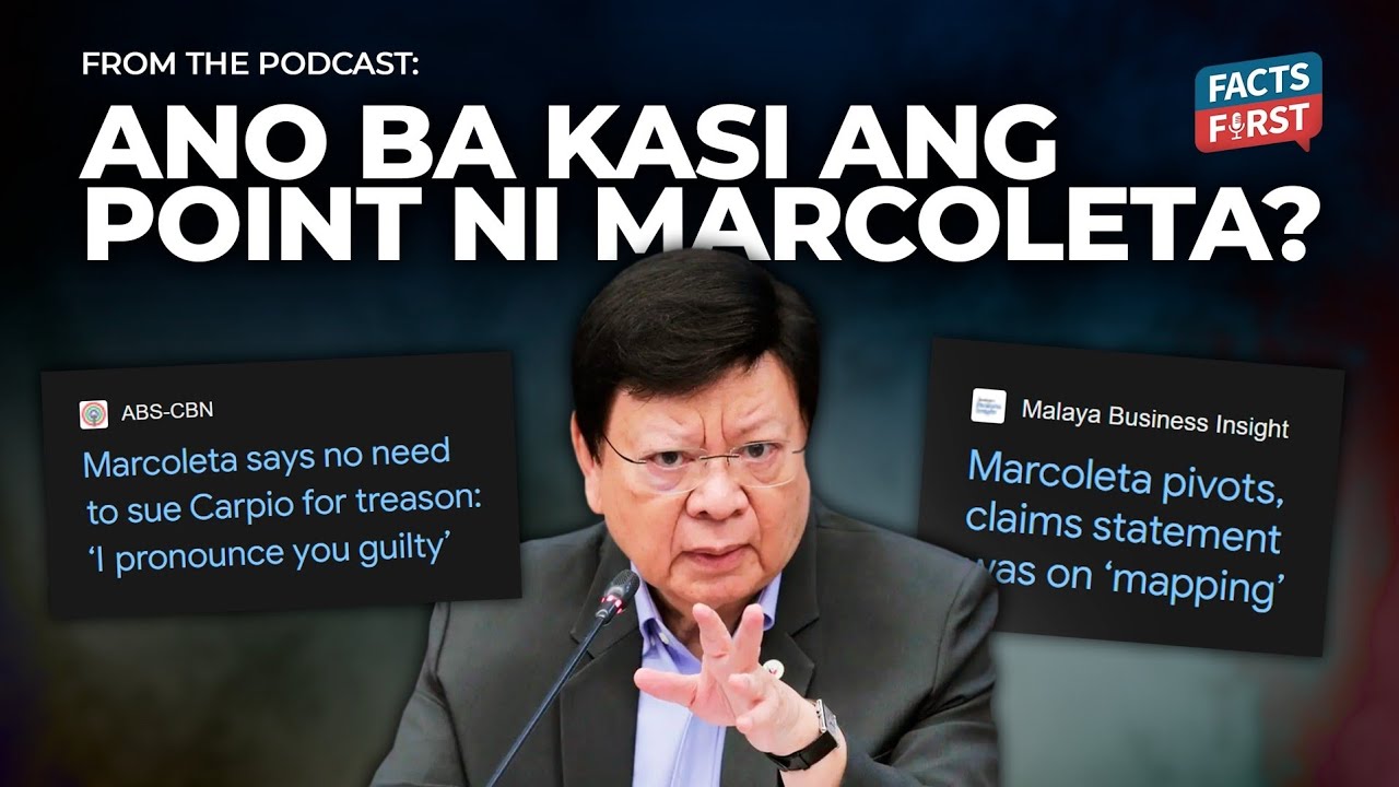 Marcoleta: Di ko sinabi yun