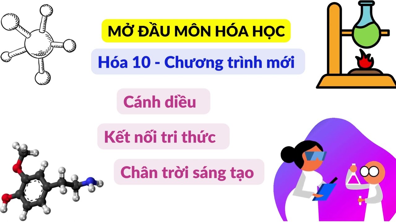 Hoá 10 Chương trình mới - Mở đầu về môn hóa học (Siêu dễ hiểu, không xem là tiếc lắm nè!) SGK mới.