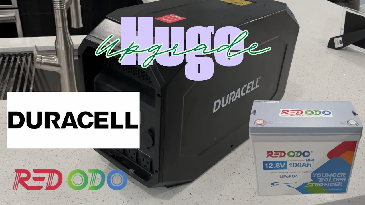 DIY Duracell Powersource 660 Redodo 12v 100ah Mini Battery Upgrade - DIY