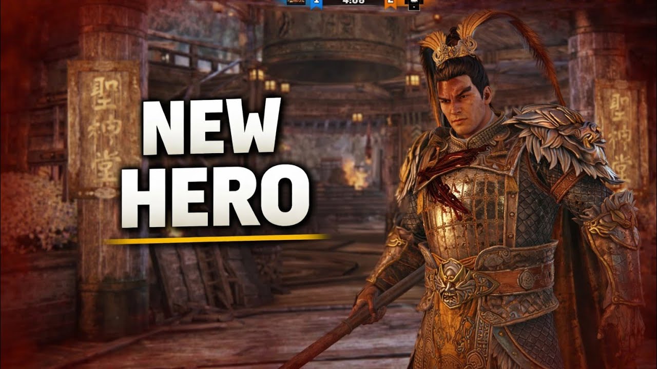 Playing the NEW Juren in For Honor (Hero Tactics & First Match)