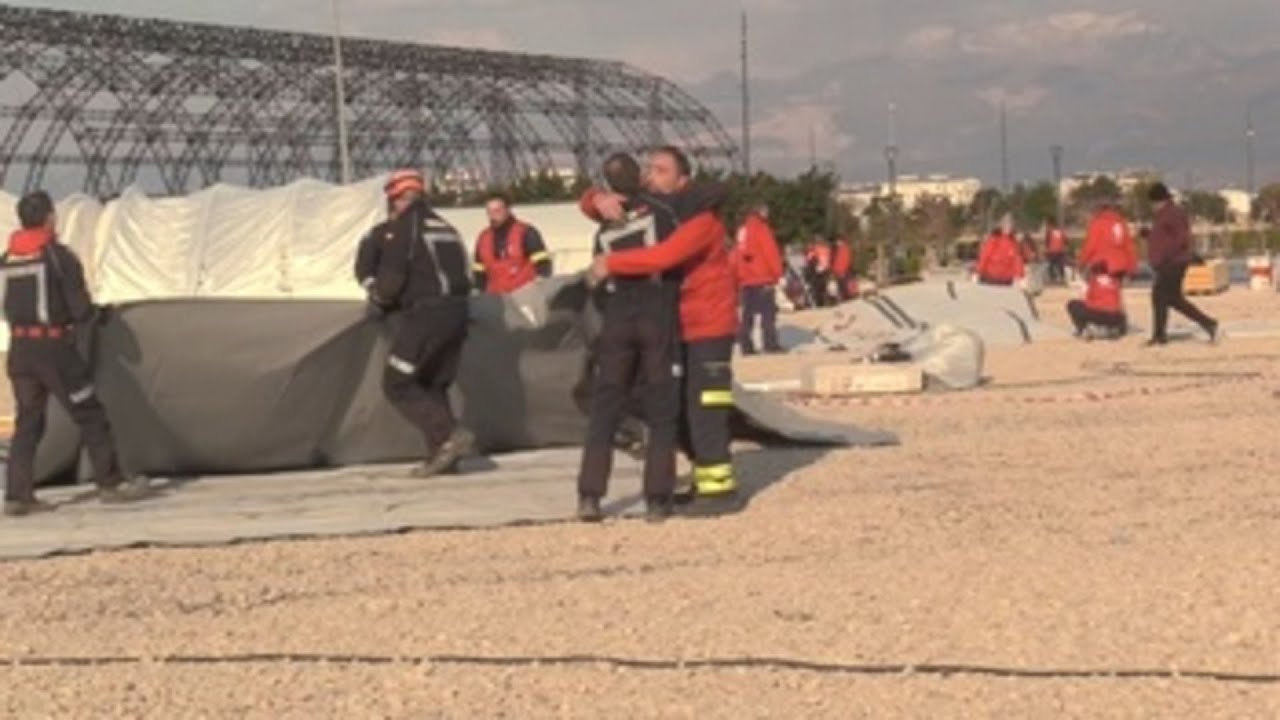 España abre en Iskenderun un hospital de campaña para víctimas del terremoto