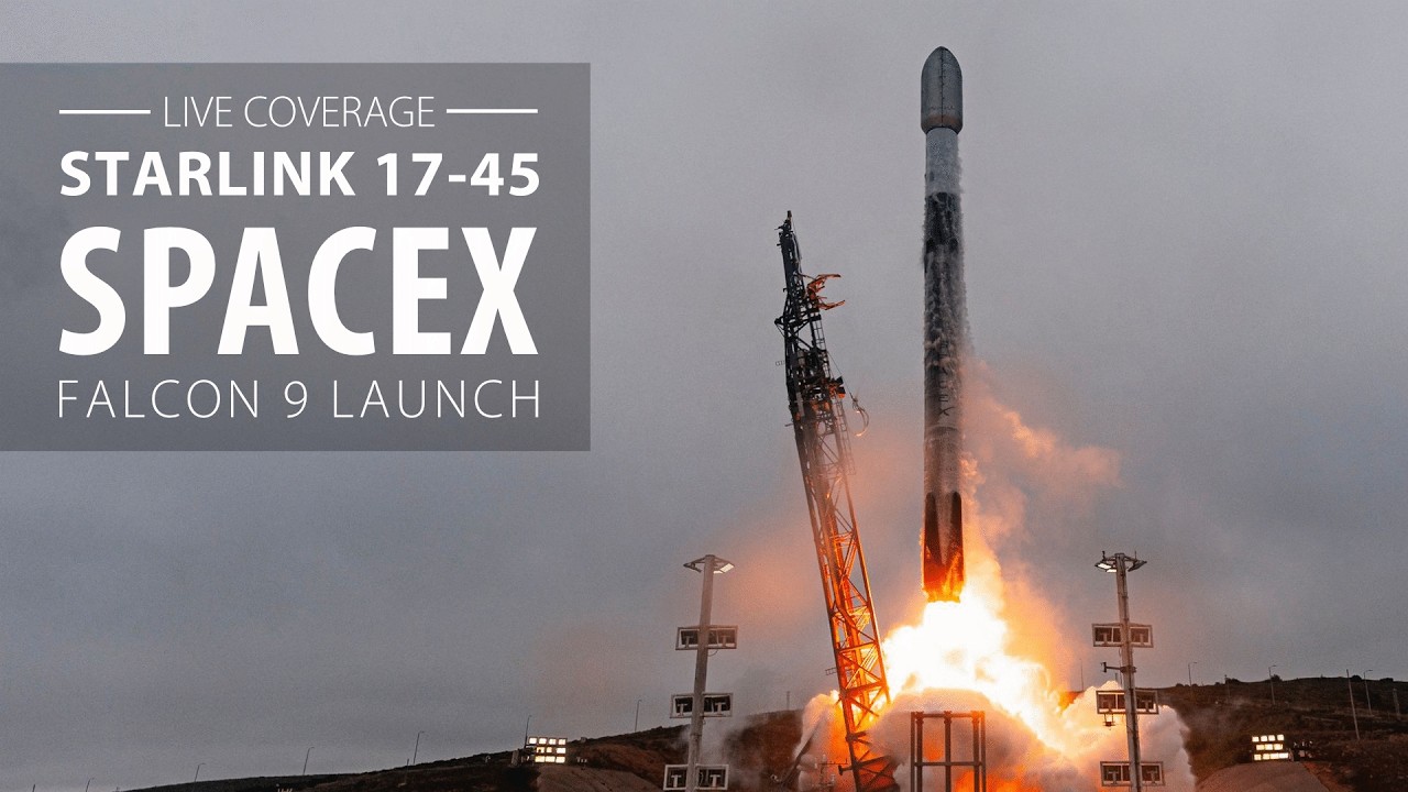 Прямая трансляция: запуск ракеты SpaceX Falcon 9 с 24 спутниками Starlink из Калифорнии