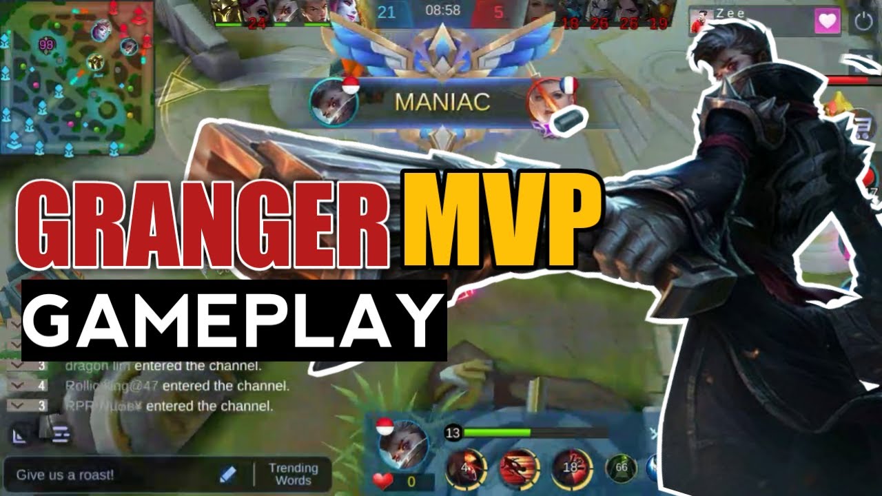Granger MVP Gameplay HD 2020 (Mobile Legends Bang Bang)