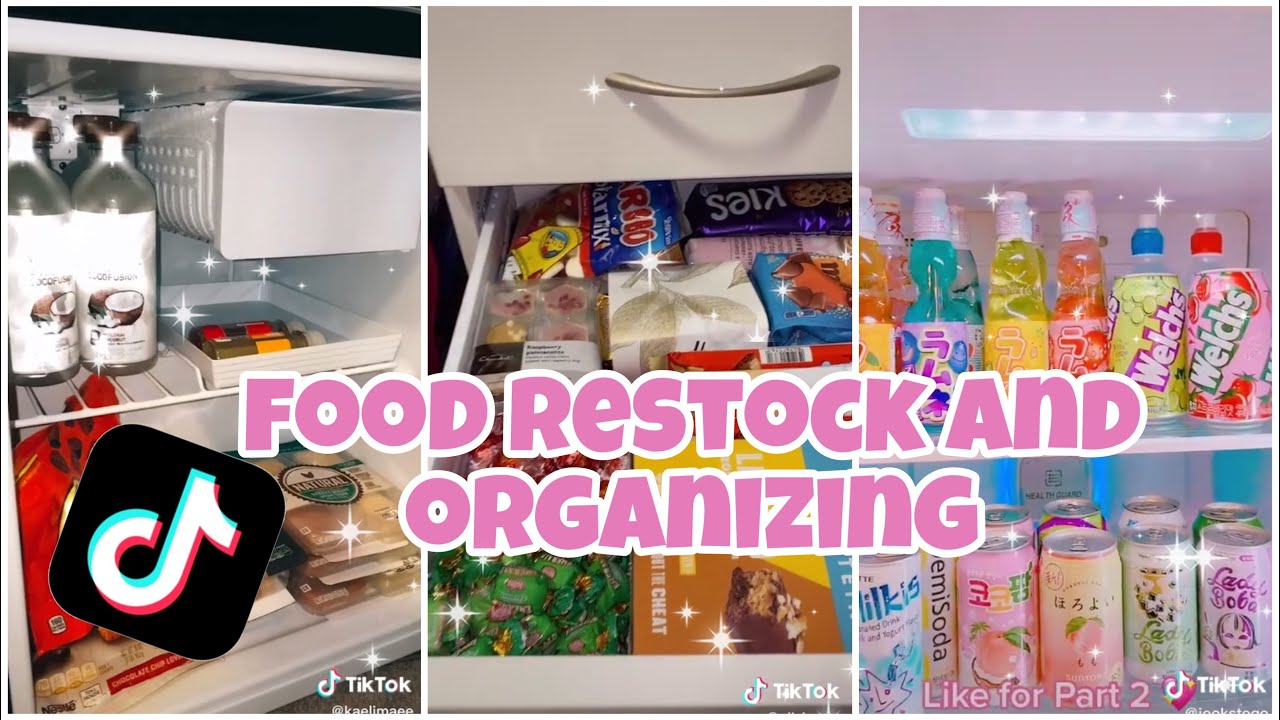 satisfying food restock and organizing tiktok compilation