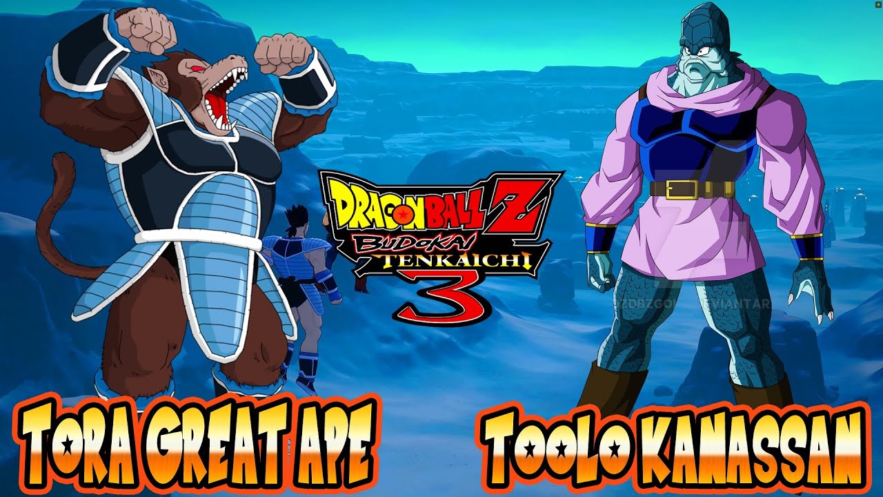 Tora Great Ape Ozaru VS Toolo Kanassan Dragon Ball Z Budokai Tenkaichi 3 MOD BT3 PS2