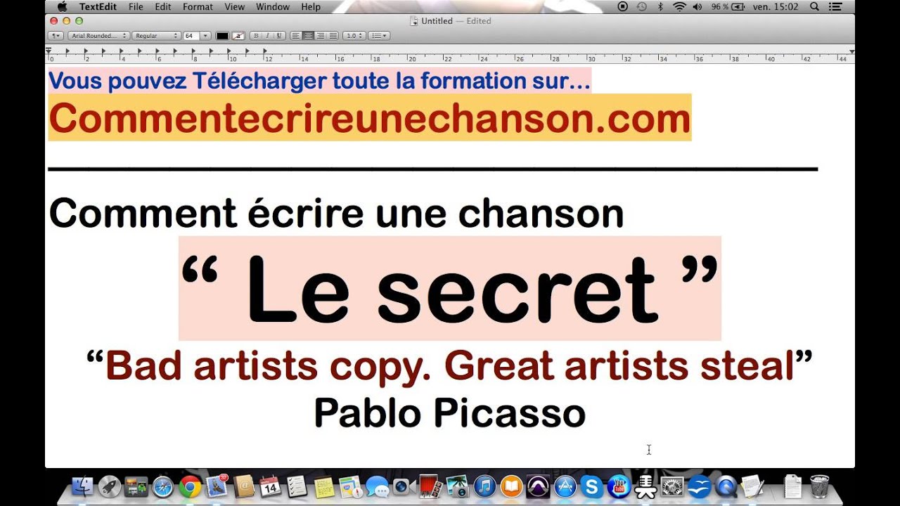 Comment écrire une chanson à succès le secret des pros
