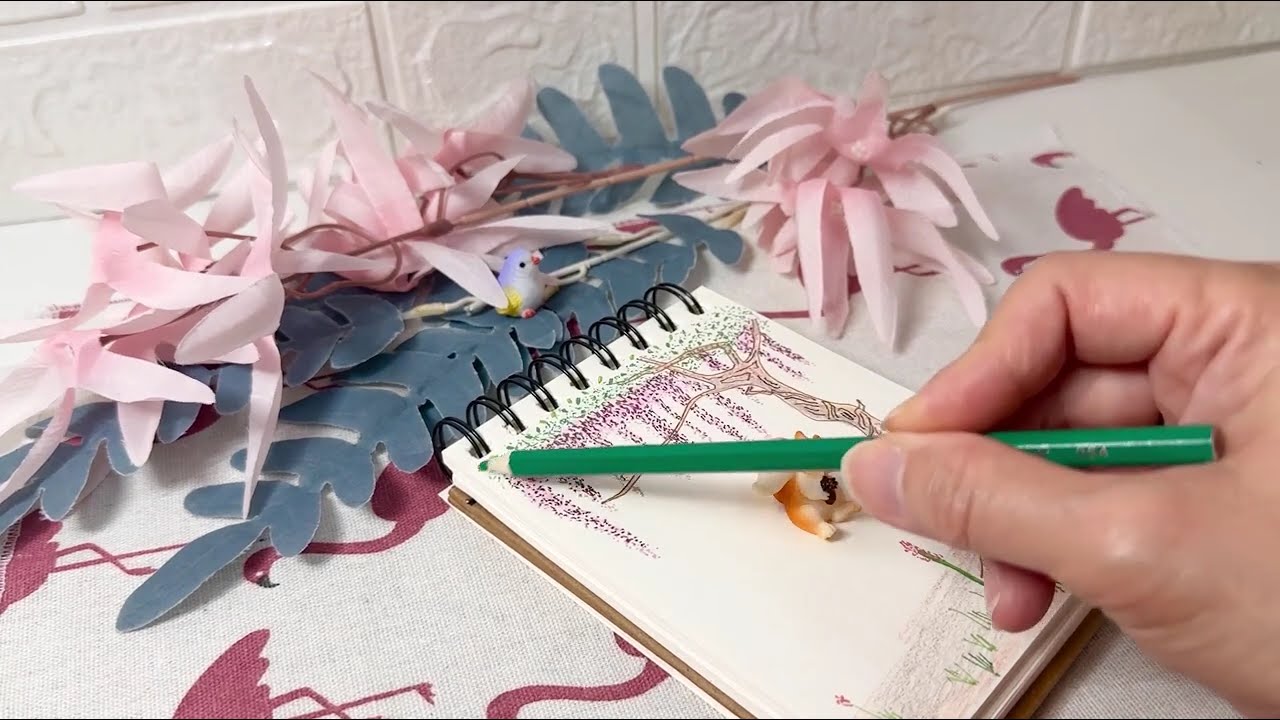Auntie Doodle - Willow Tree Doodle Art Drawing 