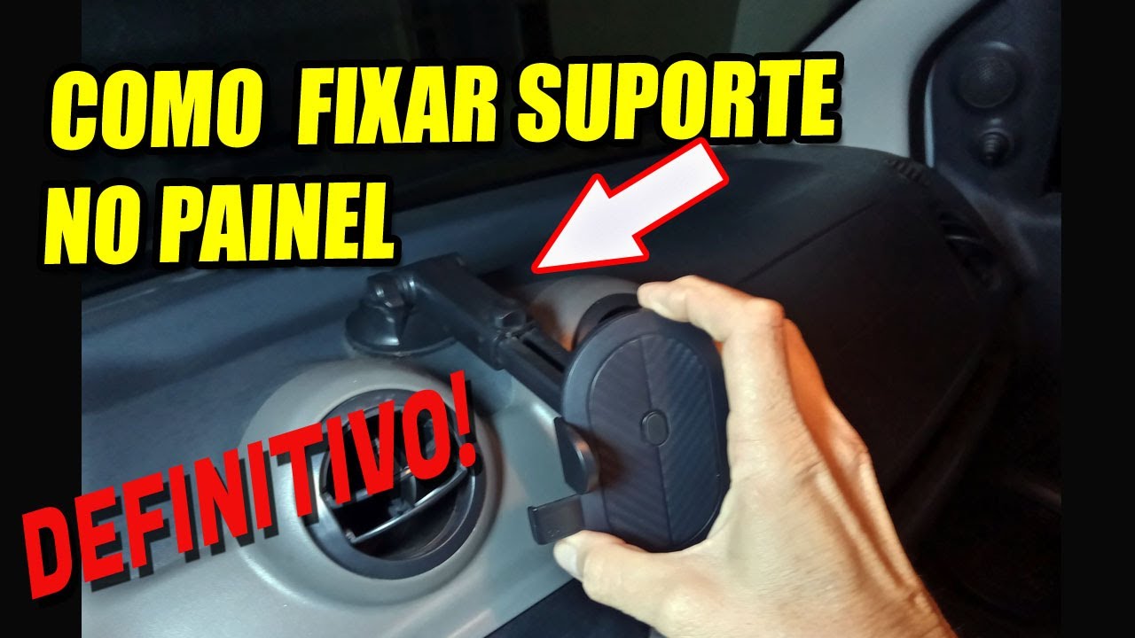 COMO GRUDAR SUPORTE DE CELULAR NO PAINEL DEFINITIVO
