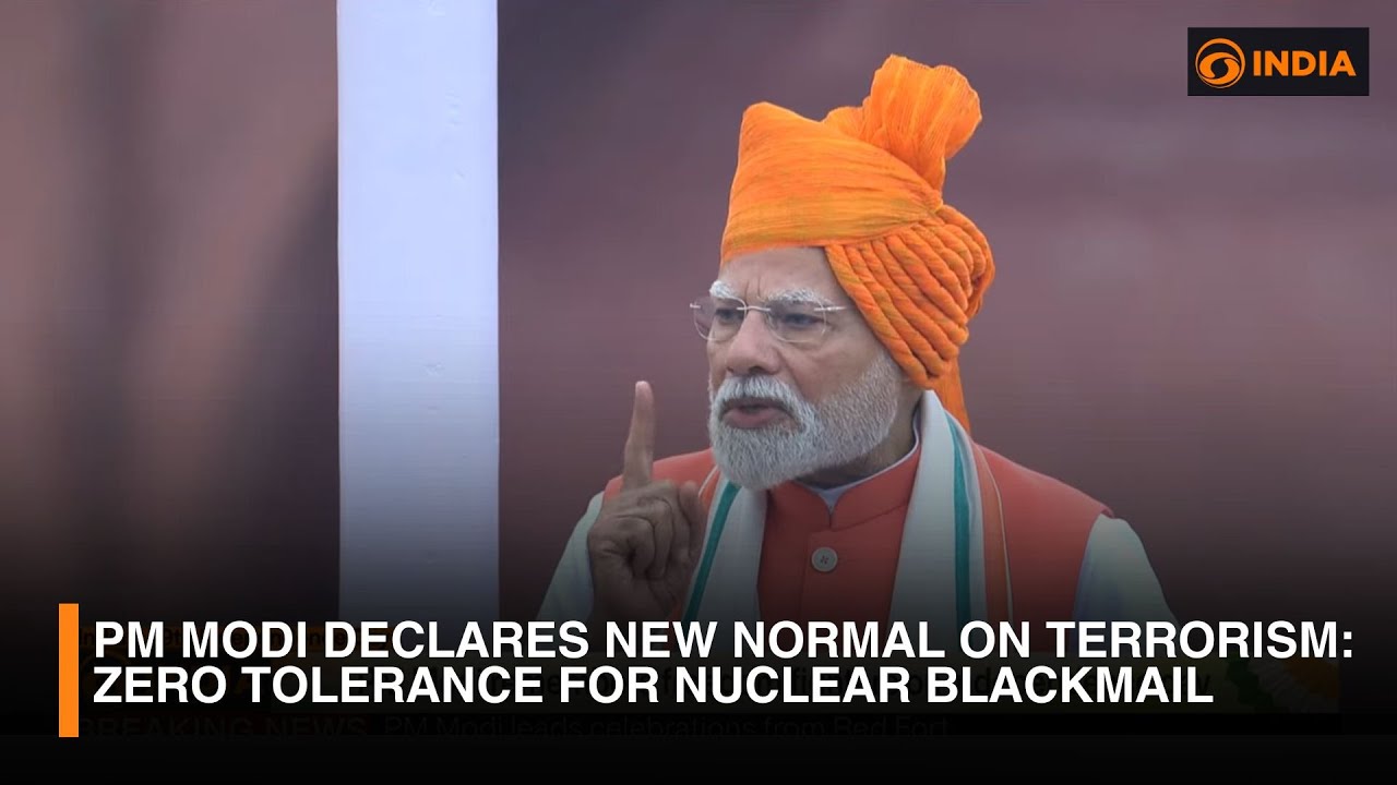PM Modi Declares New Normal on Terrorism | Zero Tolerance for Nuclear Blackmail