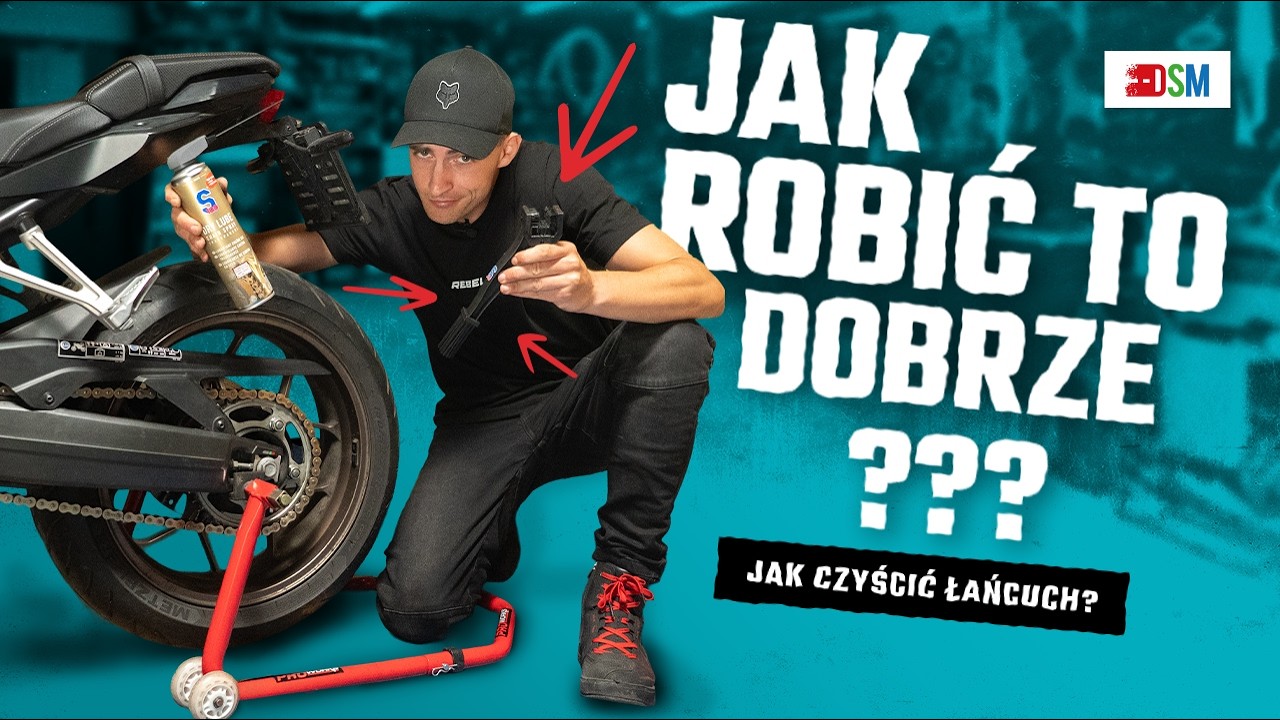 Jak czyścić i smarować łańcuch motocyklowy?