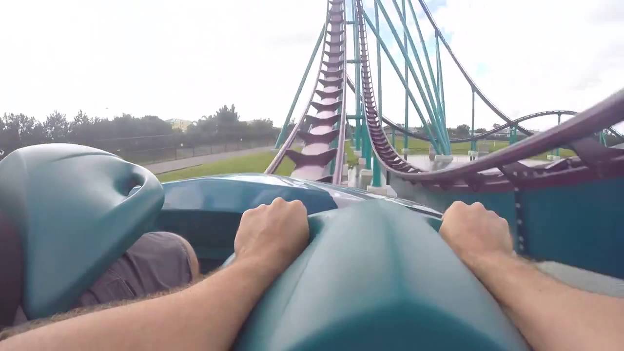 First Person View: Manta Roller Coaster at SeaWorld