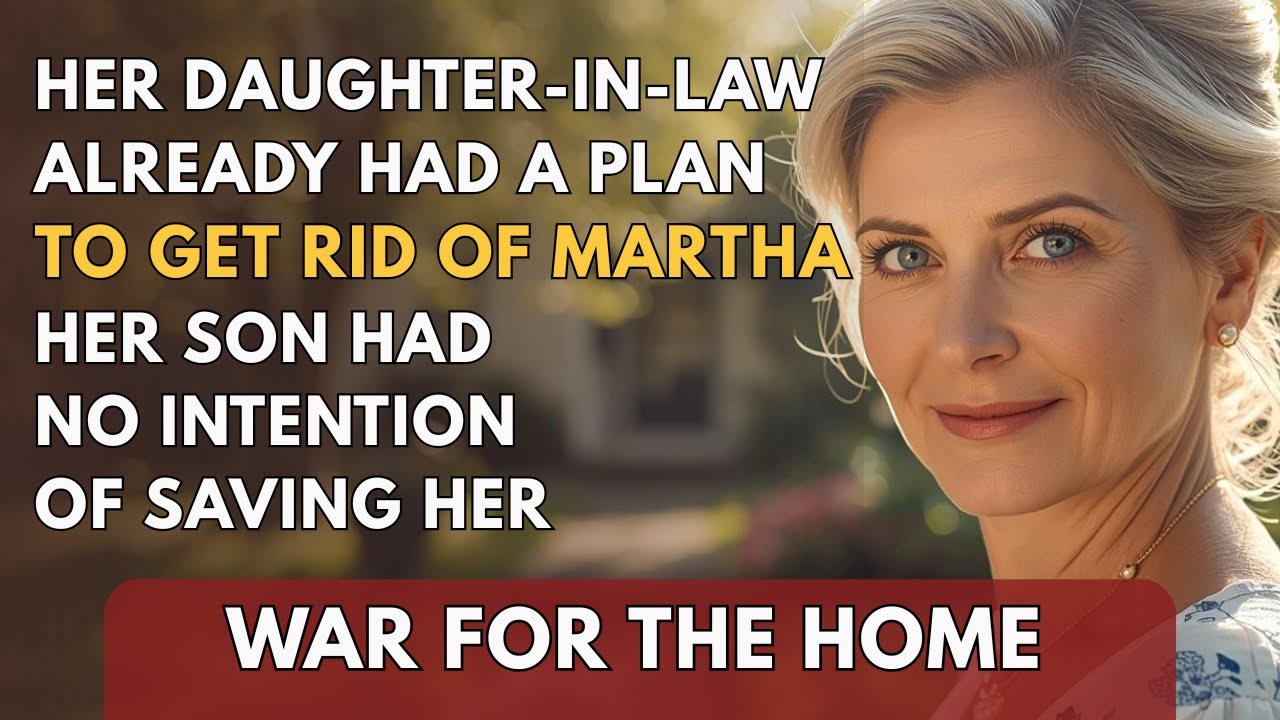 Her Daughter-in-Law Already Had a Plan to Get Rid of Martha — Her Son Had No Intention of Saving Her