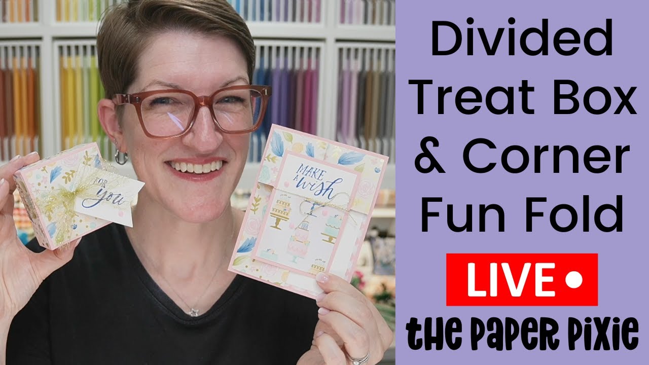 🔴 Divided Treat Box & Corner Fun Fold - Episode 365