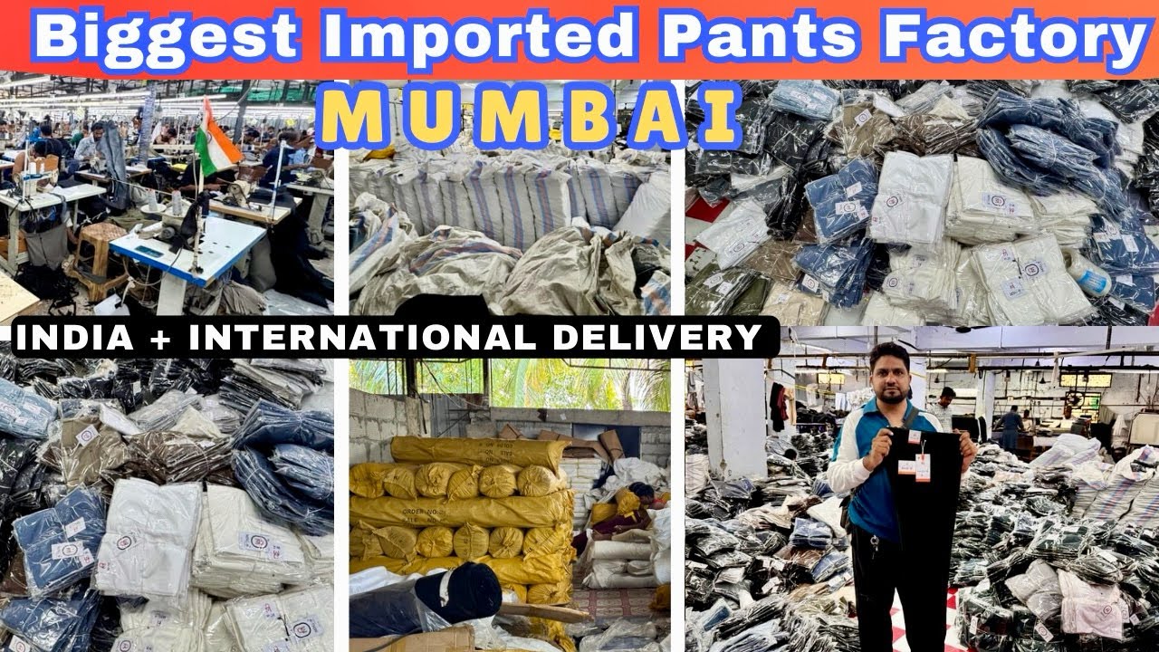 Biggest Imported Formal Pants Factory In Bhiwandi Mumbai /Gurkha ,Barbi, Twill, Popcorn, Lycra